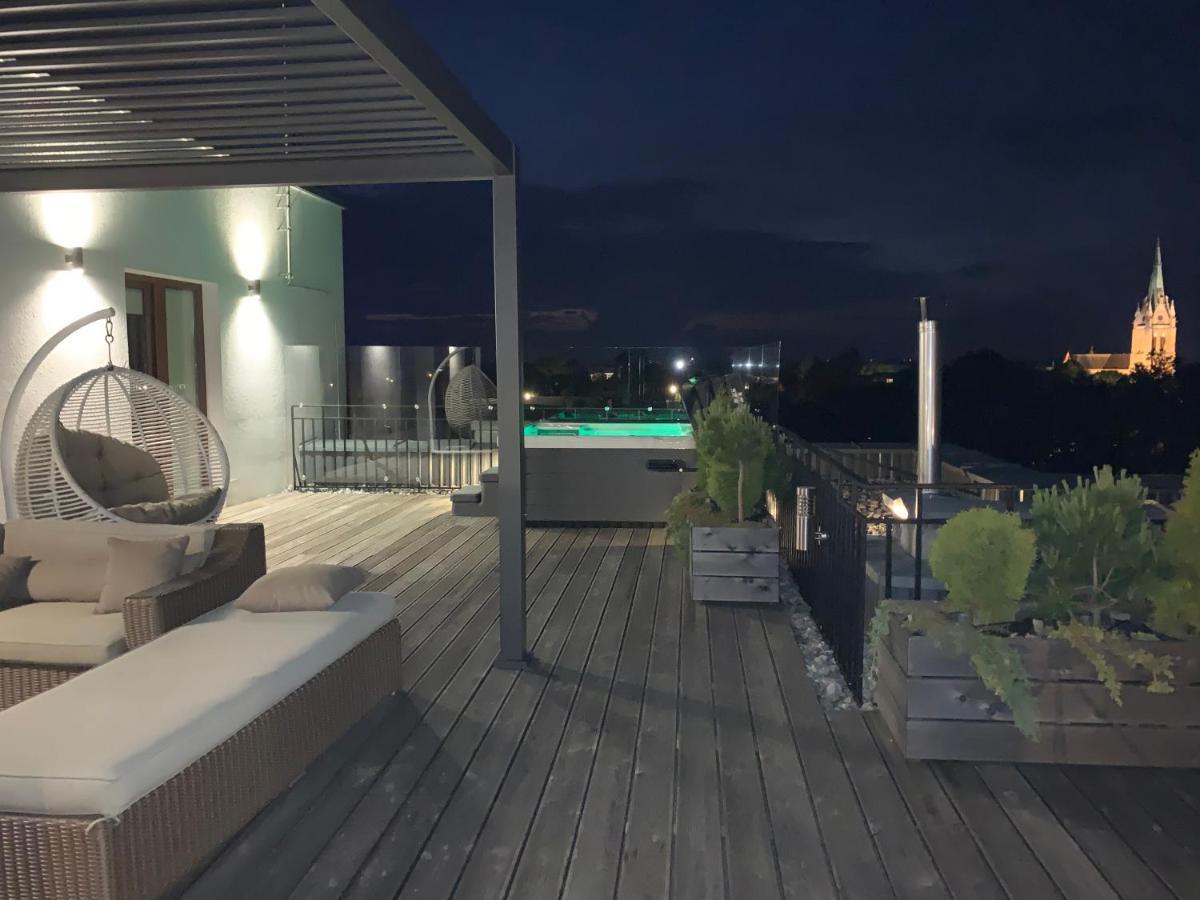 Sea View Penthouse Terrace Palanga Old Town Exterior foto