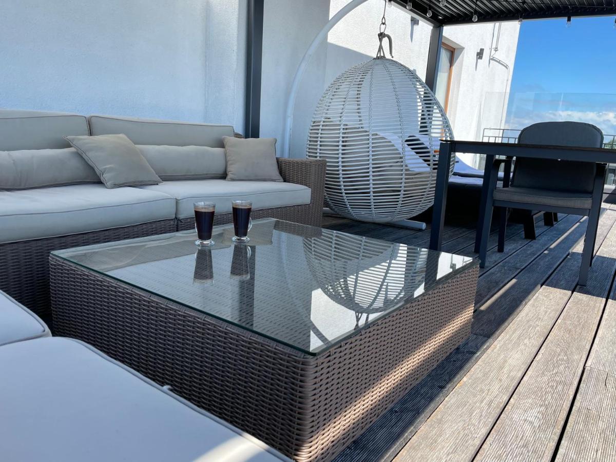 Sea View Penthouse Terrace Palanga Old Town Exterior foto
