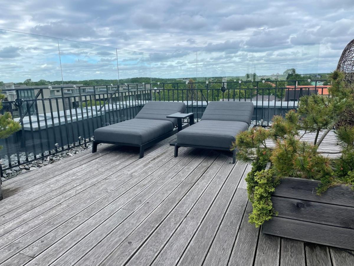 Sea View Penthouse Terrace Palanga Old Town Exterior foto