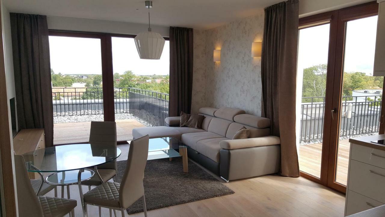 Sea View Penthouse Terrace Palanga Old Town Exterior foto