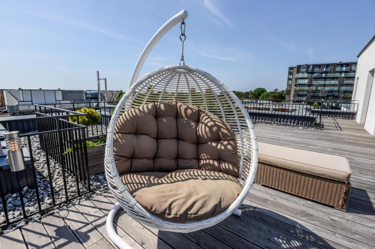 Sea View Penthouse Terrace Palanga Old Town Exterior foto
